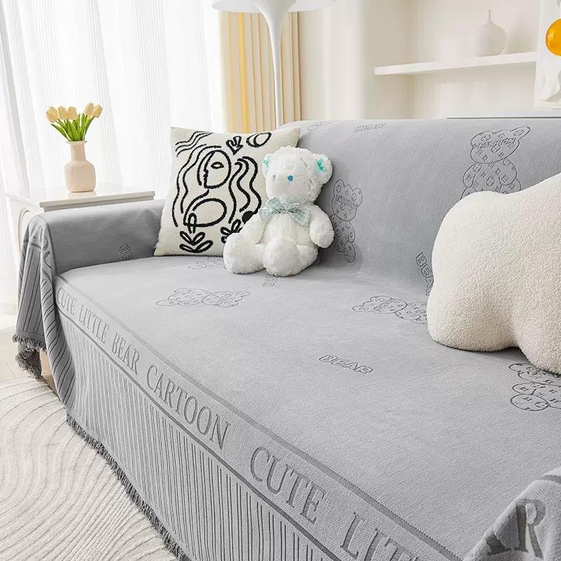 Нескользящий чехол для дивана, утепленный мягкий плюшевый чехол для дивана-полотенца, чехол для подушки для гостиной, чехлы для дивана, чехлы для диванов