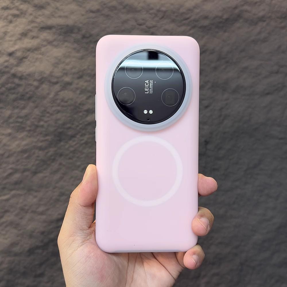 Подходит для Xiaomi Mi 15PRO официальный желеобразный жидкий чехол для мобильного телефона однотонный всесторонний Redmi k80pro магнитное всасывание противоударный