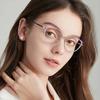 New Anti Blue Light Glasses Fashionable Women Frame Metal Bicolor Myopia Photochromic Glasses Frame