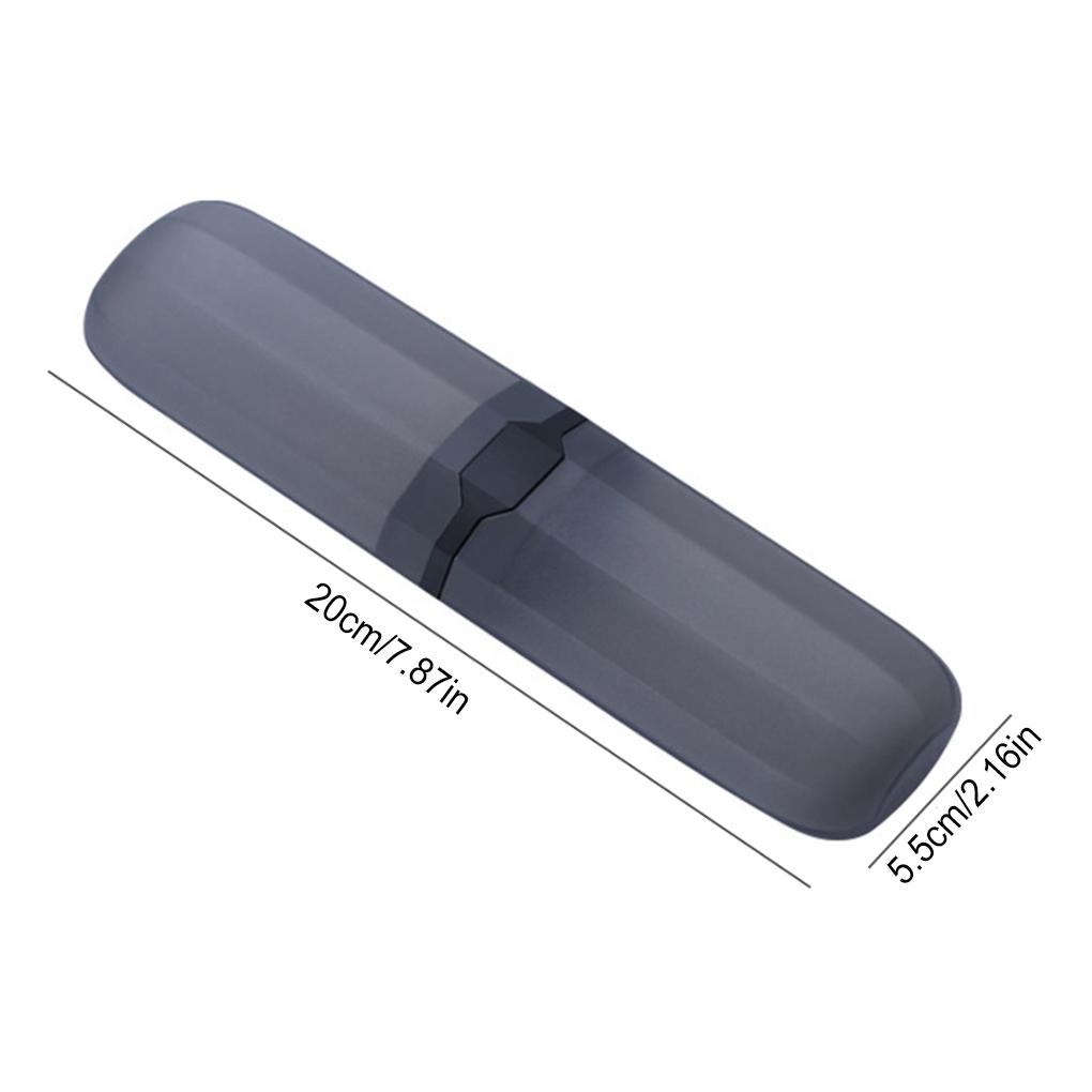 Коробка для хранения зубной щетки и зубной пасты с крышкой, пыленепроницаемые переносные чехлы, органайзер для палочек и вилок для путешествий и походов