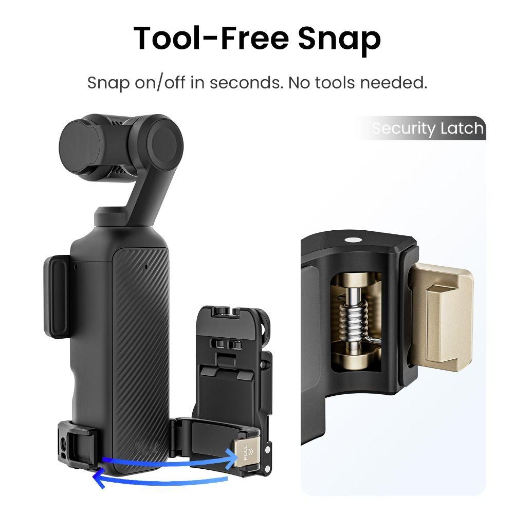 Aluminum Alloy Desktop Base Bracket Extension Frame for DJI Osmo Pocket 3 Action Camera Accessories