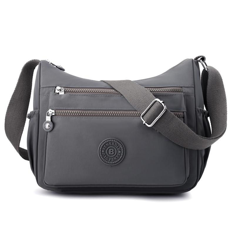 Многослойная сумка для мам среднего возраста, нейлоновая сумка через плечо, женская дорожная сумка через плечо большой вместимости