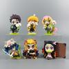 Hot Demon Slayer Tanjiro Kamado Nezuko Anime Cartoon Figure Blind Box Creative Statue Model Ornament Surprise Gift Box