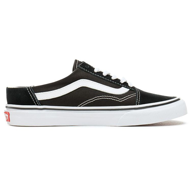 Vans Черные кроссовки унисекс Old Skool Mule True-White VN0A3MUS6BT