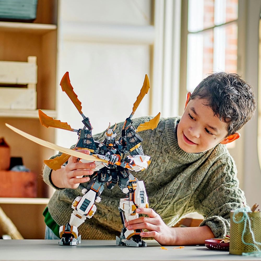 LEGO Ninjago Cole's Dragon Mega Titan Mech Building Set Toy for Kids Ages 12-14