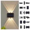 Solar Wall Light Outdoor Decoration Garden Courtyard Home Wall Light Waterproof Up And Down Luminous Outdoor Decorative Wall Light