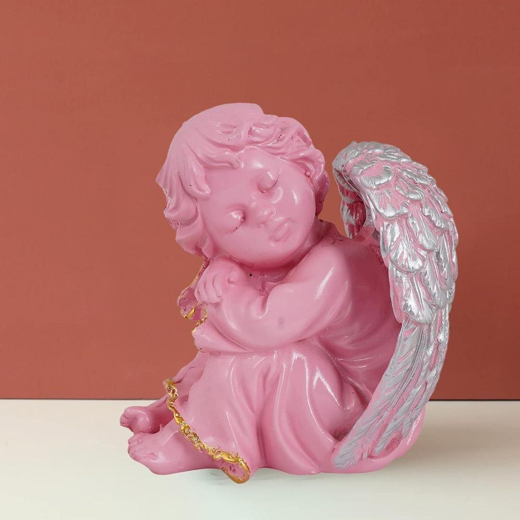 Angel Girl Showpiece for Home Decor Showpiece | Winged Girl Statue for Home Decor Item | Fairy Girl Statue for Home Shelves Decor Showpiece