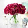 5 Head Big Peony Artifcial Silk Fake Flower Home Display Wedding Decor Bouquet
