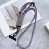 8mm Thick Phone Lanyard Adjustable Crossbody Rope Charm with Tether Tab,Total Length: 140cm