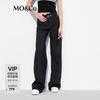 MO&Co. Women's Mid-High Waist Wide-Leg Casual Pants with Belt