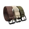 Vintage Casual Nylon Canvas Braided Belt Pin Buckle Waistband Weave Waist Band Ladies Dress Strap