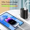 120W Mobile Phone Fast Charging Charger Type-c European PD + USB Suitable for Apple 15 Multi-port Charging Head