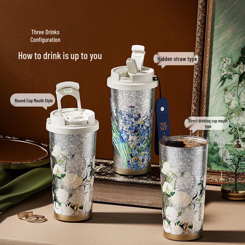 GEMINI Van Gogh Tribute Pure Titanium Bottle