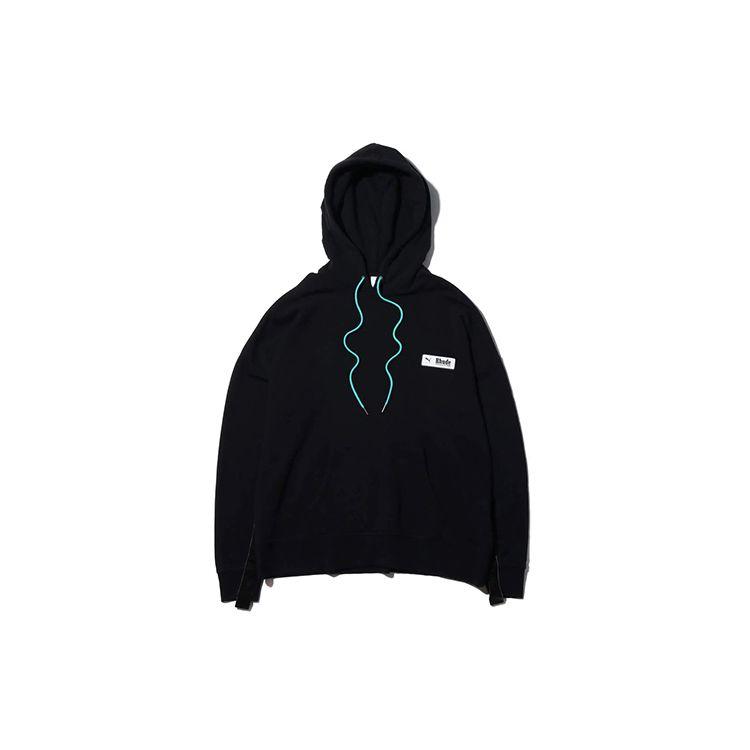 Puma Мужская толстовка с капюшоном X Rhude Knit Drawstring, черный 595346-01