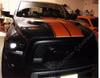 BZY5 Для Dodge Ram 1500 виниловая наклейка раллийные полосы бунтарский заводской стиль наклейки на капот