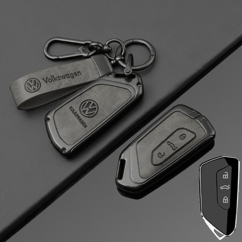 VW GTI GOLF 2026 Горячее для VW VOLKSWAGEN Модный Чехол-Оболочка из Сплава Цинка и Кожи для Автомобильного Ключа Для VW Volkswagen Golf 8 2020 SEAT Le