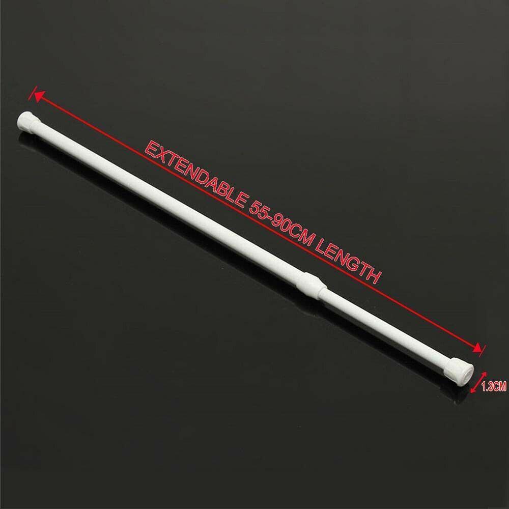 Durable Spring Load Extendable Sticks Bathroom Product Curtain Telescopic Pole Hanging Rods