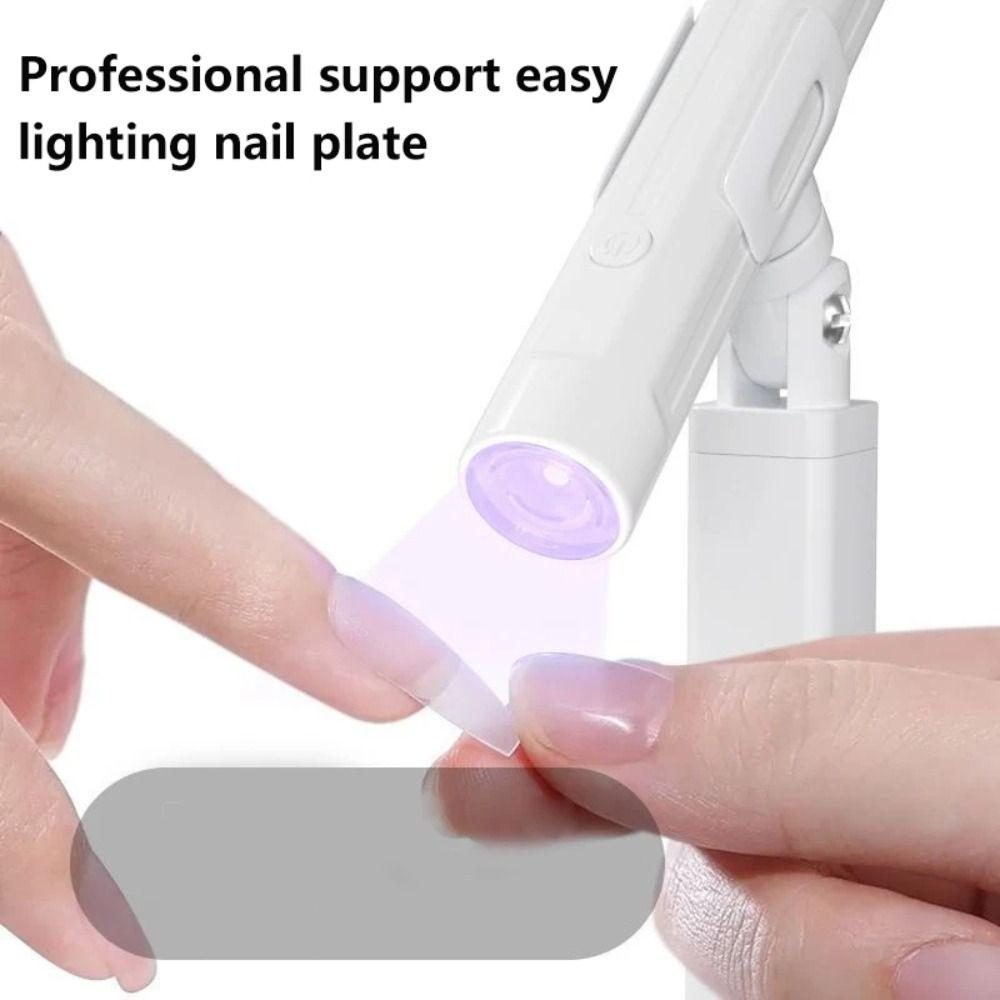 Rotatable UV LED Nail Lamp USB Gel Polish Dryer Versatile Mini UV Curing Light Travel