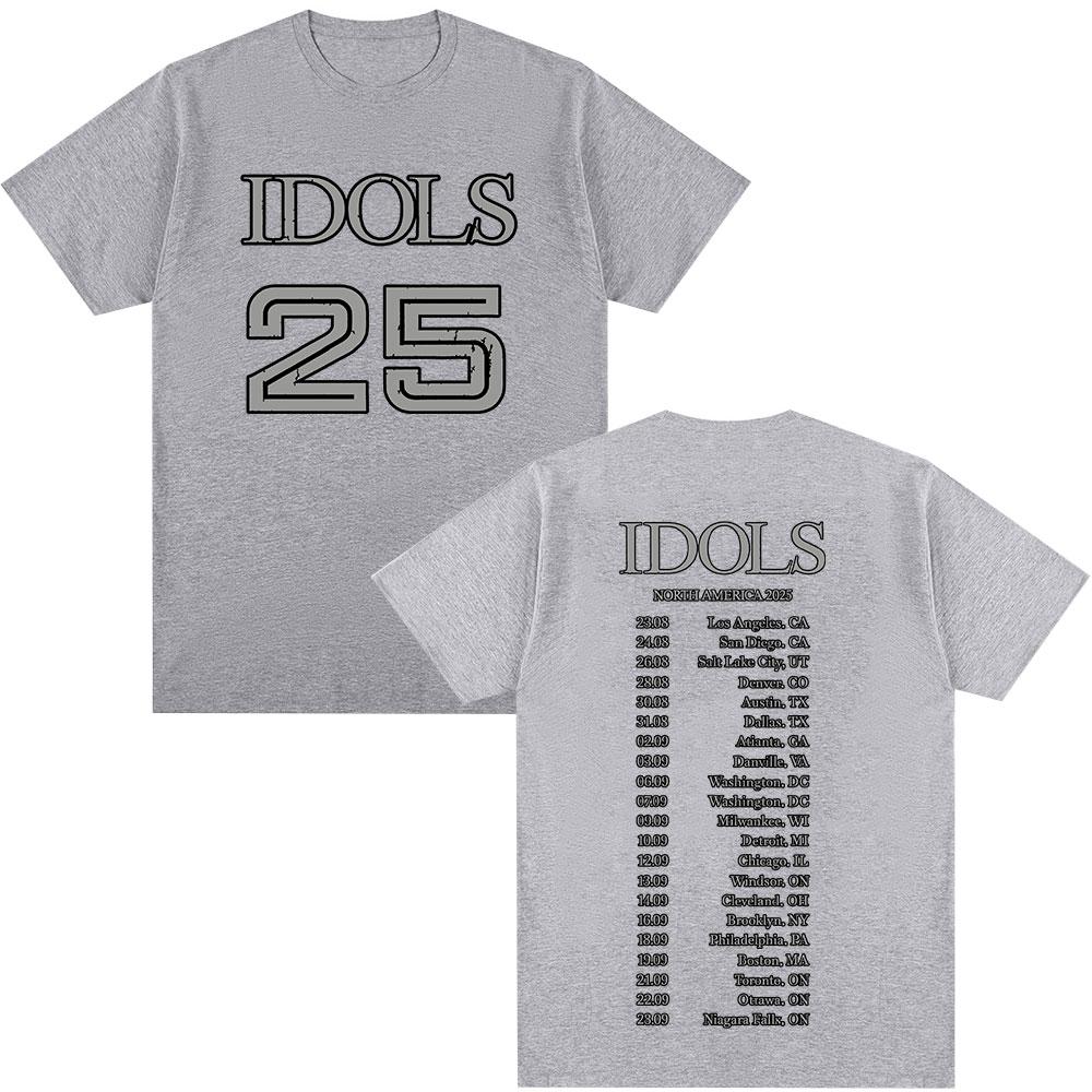 Yungblud IDOLS Album Tour Merch T Shirt Fan Gifts Unisexs Women Clothing Hip Hop Short Sleeve Tshirts Summer Cotton Tshirt