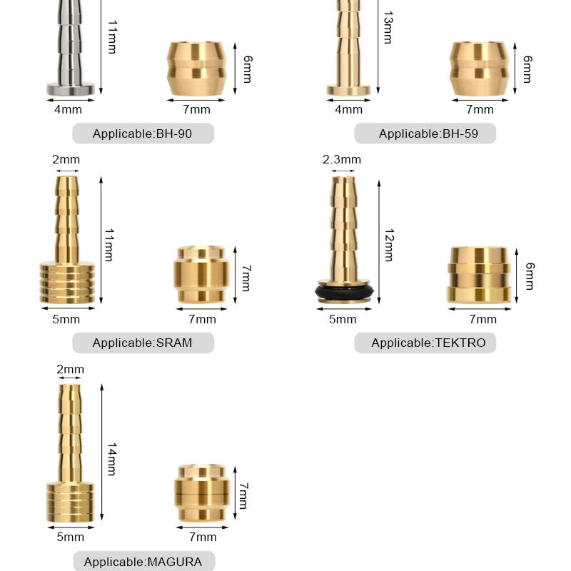 50 комплектов велосипедных тормозов Olive Alloy велосипедные гидравлические дисковые тормозные иглы Olive Connect Inserts для SHIMANO BH90 BH59 SRAM MAGURA TEKTRO