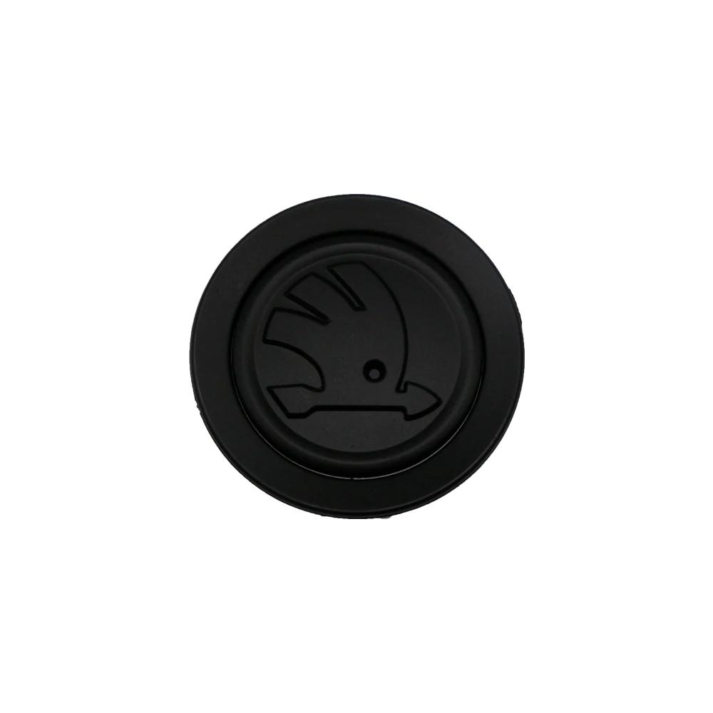 NADH5 Car Steering Wheel Badge Emblem Sticker Auto Interior Accessories For Skoda Yeti Kodiaq Octavia Karoq Kamiq Fabia Rapid Superb