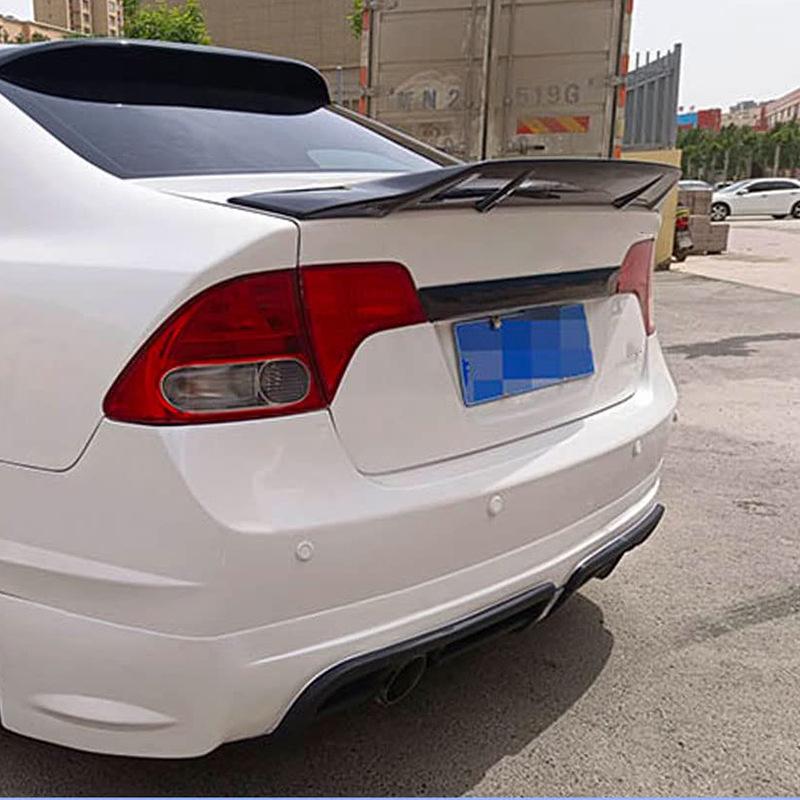 Заднее антикрыло Civic 8-го поколения в стиле Type R, Спортивное крыло, Четырехсекционный дефлектор ветра, 2006-2011 Si Ming Тайваньский дизайн
