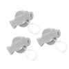 3pcs Inflatable Boat Valve Professional 8 Teeth PVC Leakproof Inflatable Replacement Air Plug for