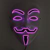 V For Vendetta Mask Cosplay Guy Fawkes Hacker Glowing Mask For Halloween Carnival  Decor Props