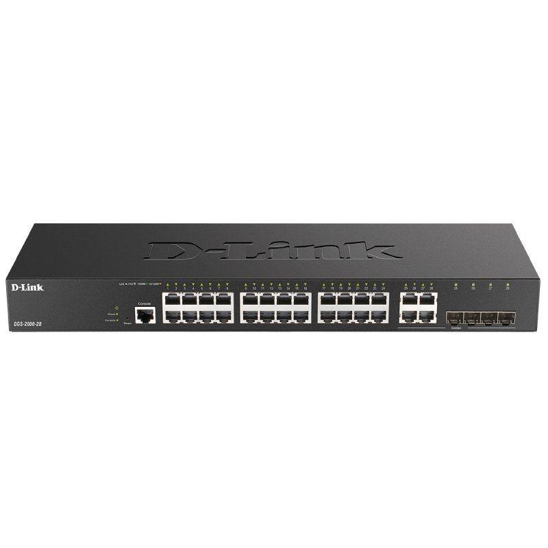 DLINK - D-link Dgs-2000-28 Manageable Switch 28 Ports/ Rj-45 10/100/1000/ Sfp