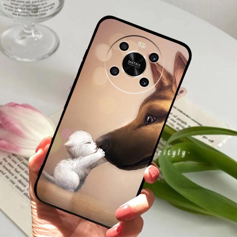Чехол для Honor Magic4 Lite 5G ANY-LX1 LX2 LX3 Силиконовый ТПУ Мягкая крышка для телефона Для Honor Magic 4 Lite Бампер Fundas Модный Люксовый