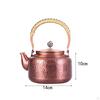 Кованый медный чайник для кофе ручной работы в стиле ретро, чайник для плиты, кунг-фу для пикника на кухне