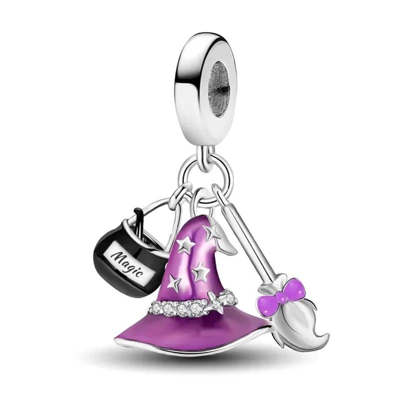 Медь Любовь Сердце Воздушный Шар Девочка Клубничные Шармы Браслет Ожерелье Изготовление Подарок Высокого Качества Ювелирные Изделия