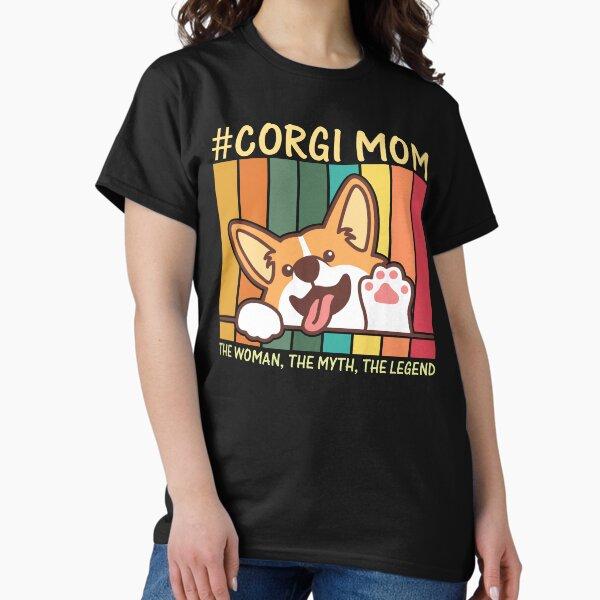 Corgi Lovers-Corgi Mom Classic T-Shirt