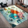 The Amazing World of Gumball Flannel Pattern Square Carpet,Area Rug,Carpet Rug for Living Room Bedroom Sofa Playroom Decor,Non-slip Floor Mat