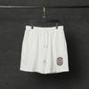 Casablanca Mens Cotton Shorts Streetwear Loose Fit Short Pants With Stretch