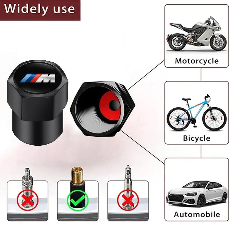 FD21-Car Tire Wheel Valve Caps Cover/Car Key Chain Ring Keychain For BMW M G80 G06 G07 G42 G14 G15 G16 F82 F20 F21 F83 M2 M3 M4 M5 M8