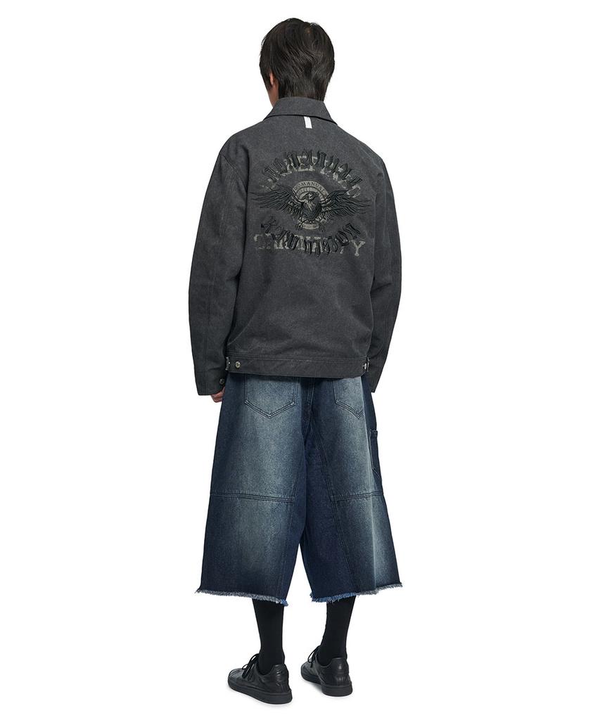 Рабочая куртка Nomanual E.S Washed - Стирка Черный