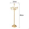 Candelabra 5 Arms Metal Candle Holder Candlestick Table Centerpieces for Festive Party Decor
