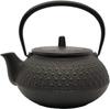 Iwachu Iron Kettle Teapot Type 5 New Turtle Shell Black Baked No Enamel Open Fireable Nanbu Tekki 12804 0.65L
