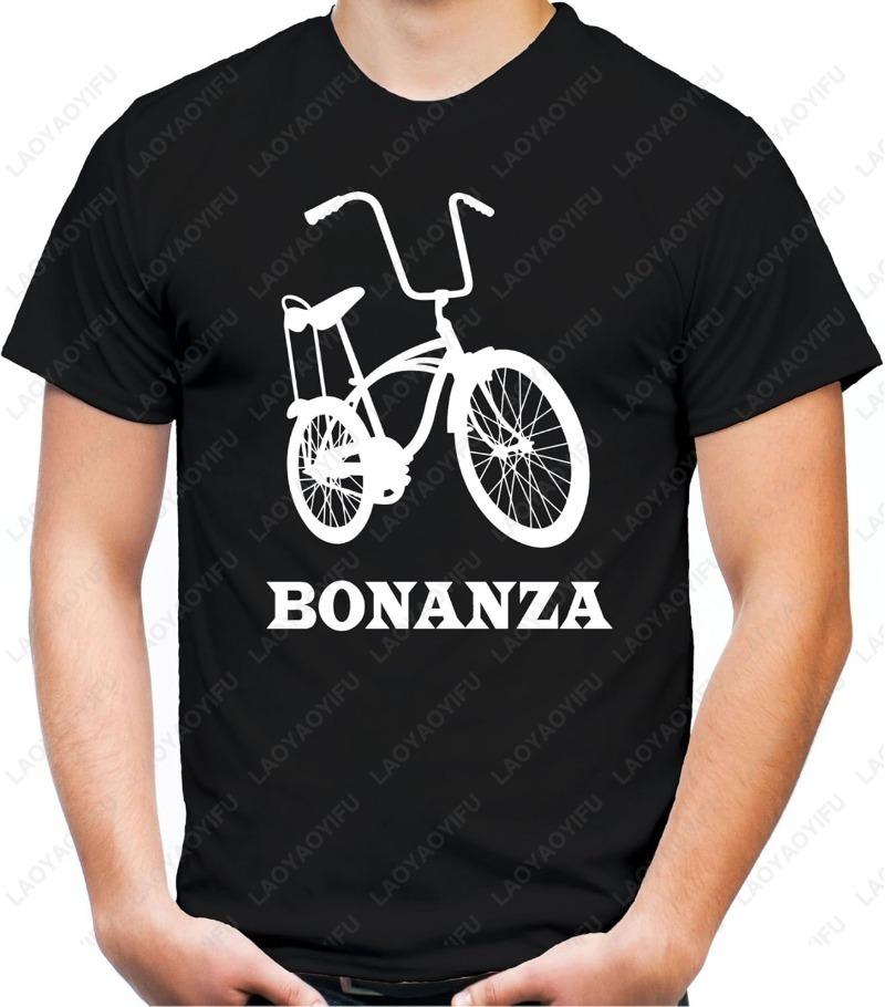 Bonanzarad M1 Mens TShirt Saying Vintage BMX Gift Summer Casual Breathable Cotton Tops Classics Funny Streetwear Print Tees
