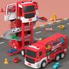 Children's Rail Car Building Toy Multi story Transforming Parking Lot Little Boy Baby Puzzle Challenge Adventure