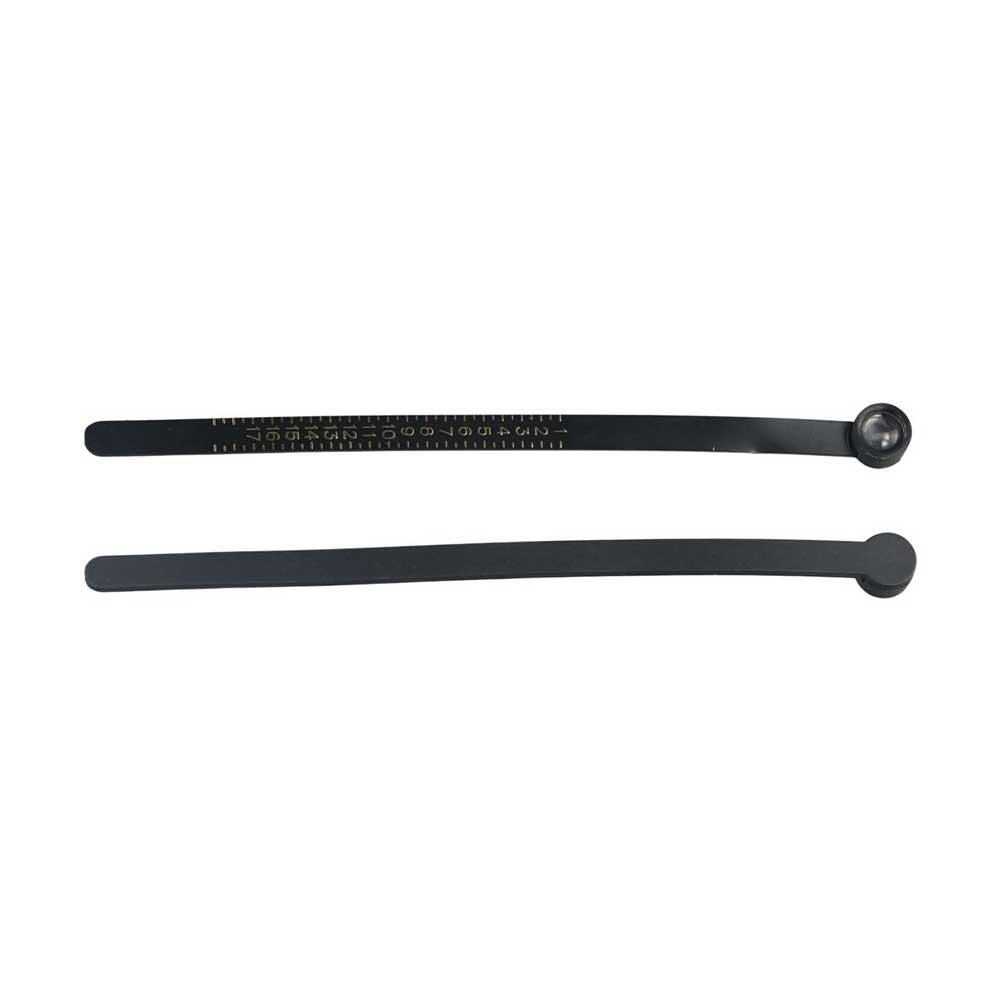 Ruler With Magnifier Finger Size Tester Ring Sizer Finger Gauge Finger Size Coil Measurement Belt