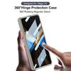 Armor Magnetic Hinge All-included Case For Honor Magic V5 Wireless Charge Ring Holder Screen Glass Matte Cover For Magic V5 Case