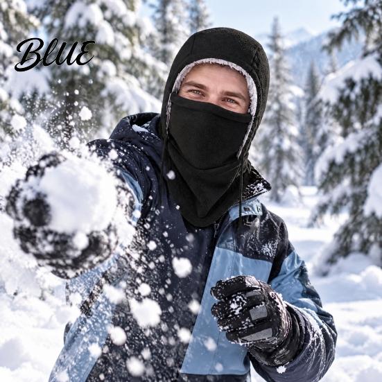 Full Coverage Face Mask for Cold Weather Winter Balaclava Hat Windproof Ski Fleece Lined Breathable Thermal Mountain Climbing Cover Cozy Neck Warmer