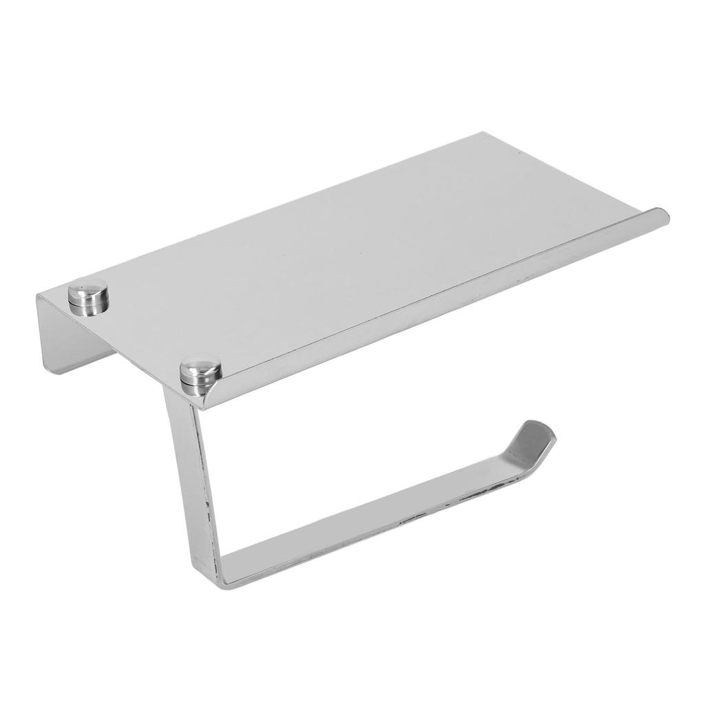 Держатель для бумажных полотенец из нержавеющей стали, без перфорации, двойного назначения, диспенсер для туалетной бумаги для дома, ванной комнаты K6 304