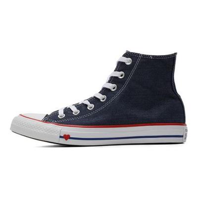 Chuck Taylor All Star Удобные Универсальные Высокие Кеды из Канваса Унисекс Индиго
