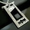 Гильотина ожерелье готический Pnoto рамка цепи ювелирные изделия подарок кулон аксессуар