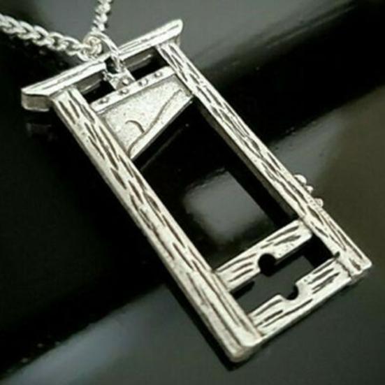 Гильотина ожерелье готический Pnoto рамка цепи ювелирные изделия подарок кулон аксессуар