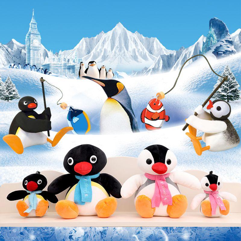 Аниме Мультфильм Брат и Сестра Пинга Высокое Качество Пингвин Плюшевые Игрушки Мягкая Набивная Кукла Животное Подарки для Девочек для Детей