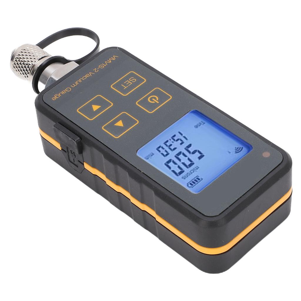 Digital Vacuum Meter 0.1 3333.3 Pa Range High Precise Digital Micron Vacuum Tester for HVAC Refrigeration System